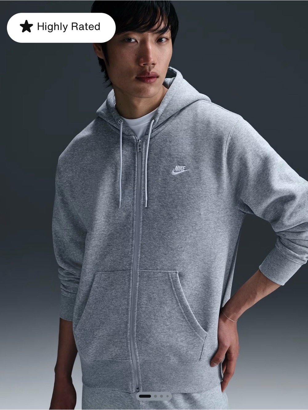 BNWT Nike Club
Men's Full-Zip Fleece Hoodie Sz L